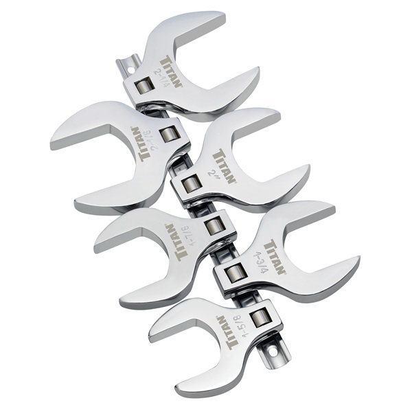 Titan™ 1/2" Drive SAE Jumbo Crowfoot Wrench Set